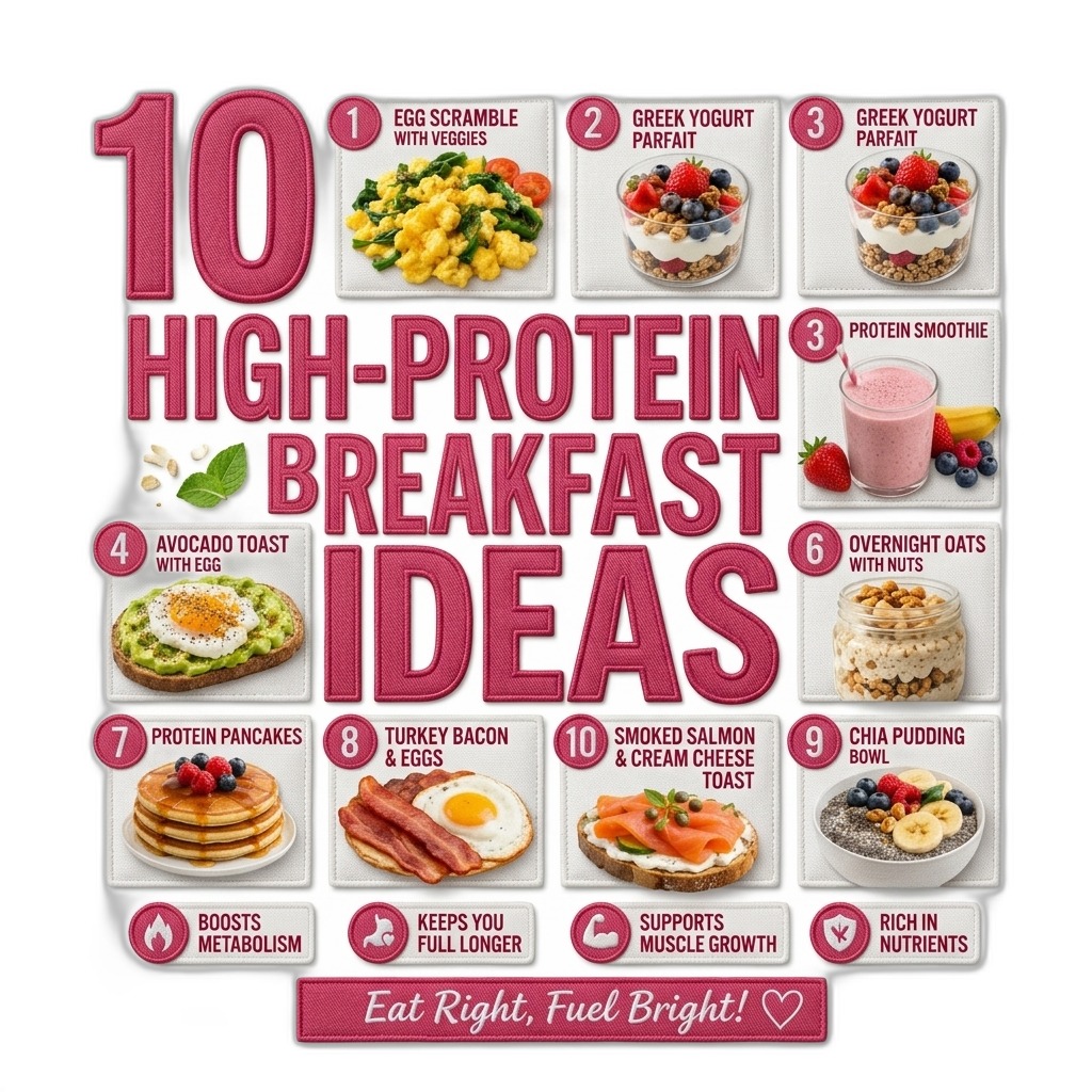 10 High-Protein Breakfast Ideas Guide