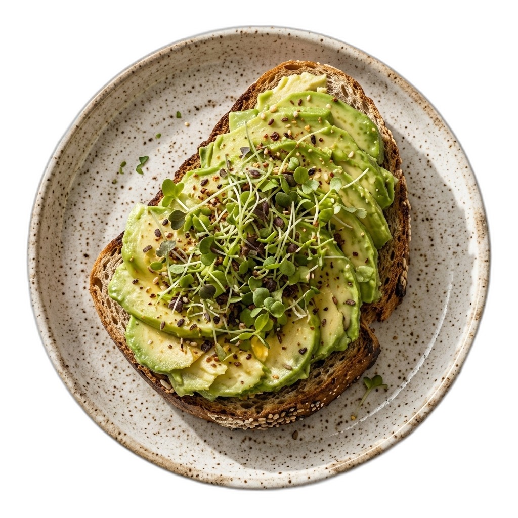 Delicious Avocado Toast with Microgreens