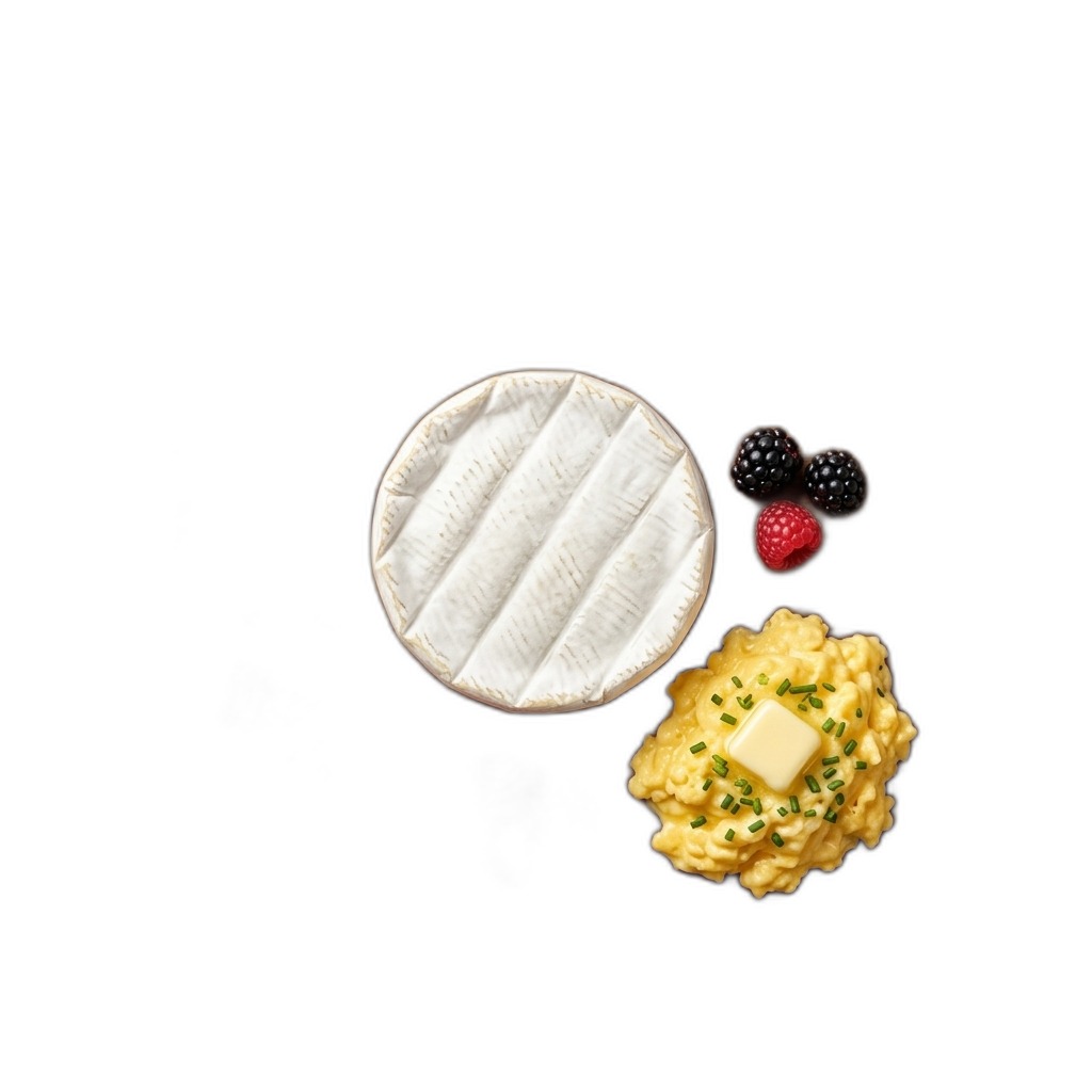 Artisan Cheese & Berry Platter for Breakfast