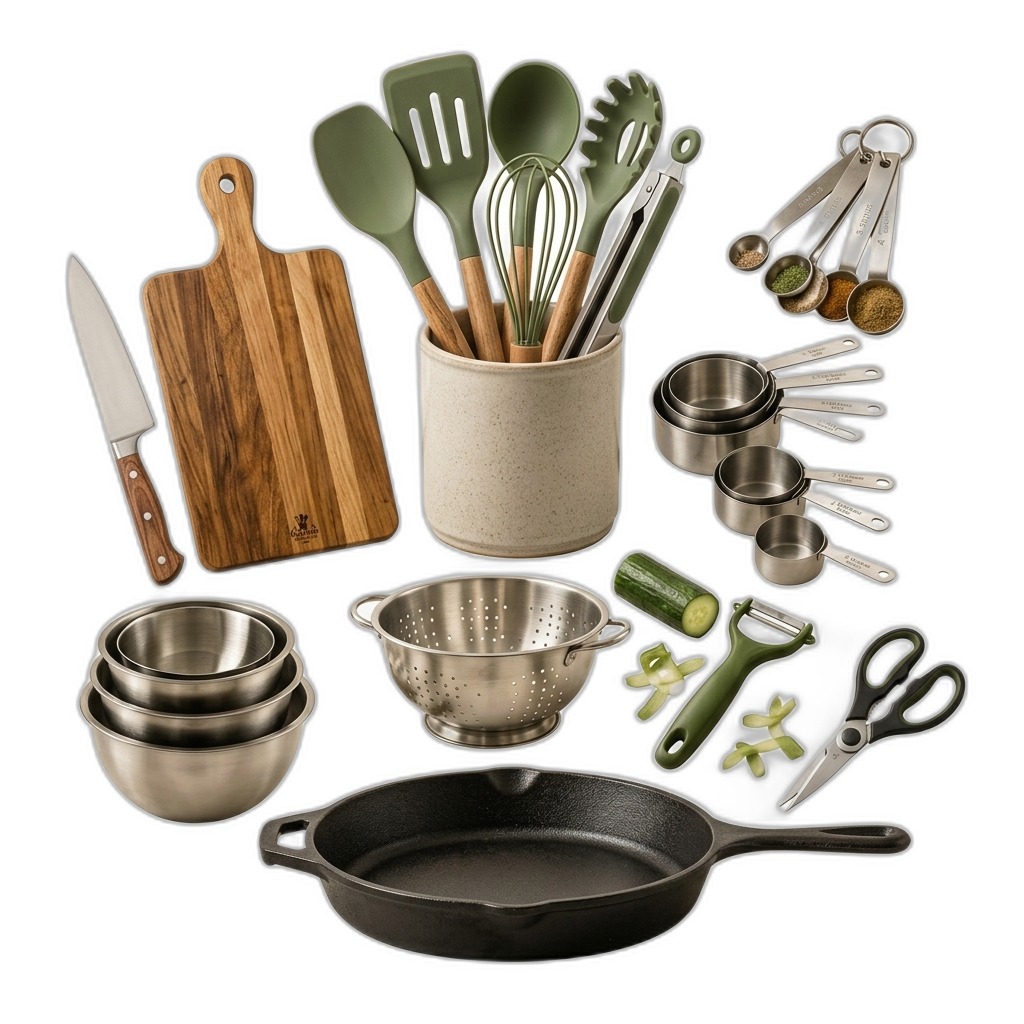 Kitchen Utensil & Cookware Set
