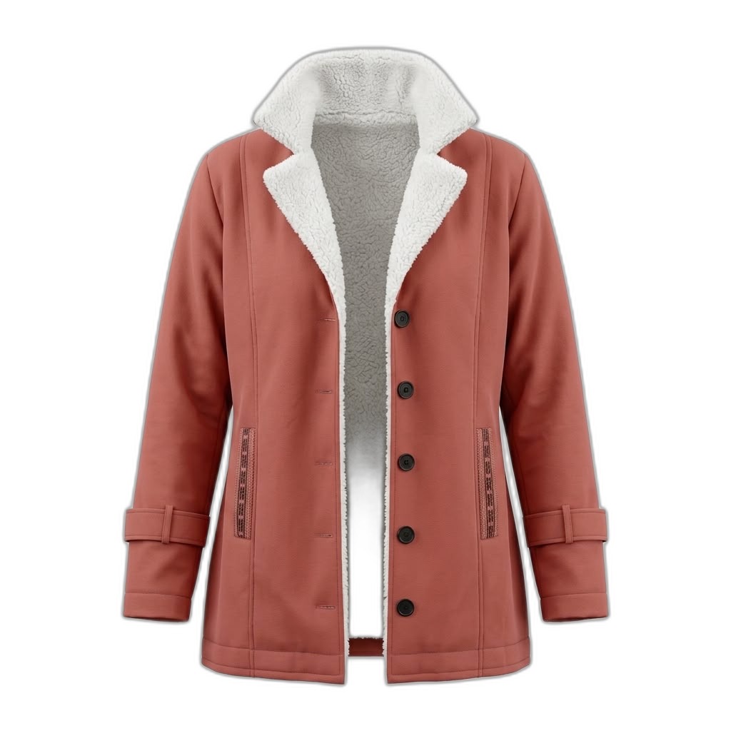 Women's Faux Shearling Lined Jacket