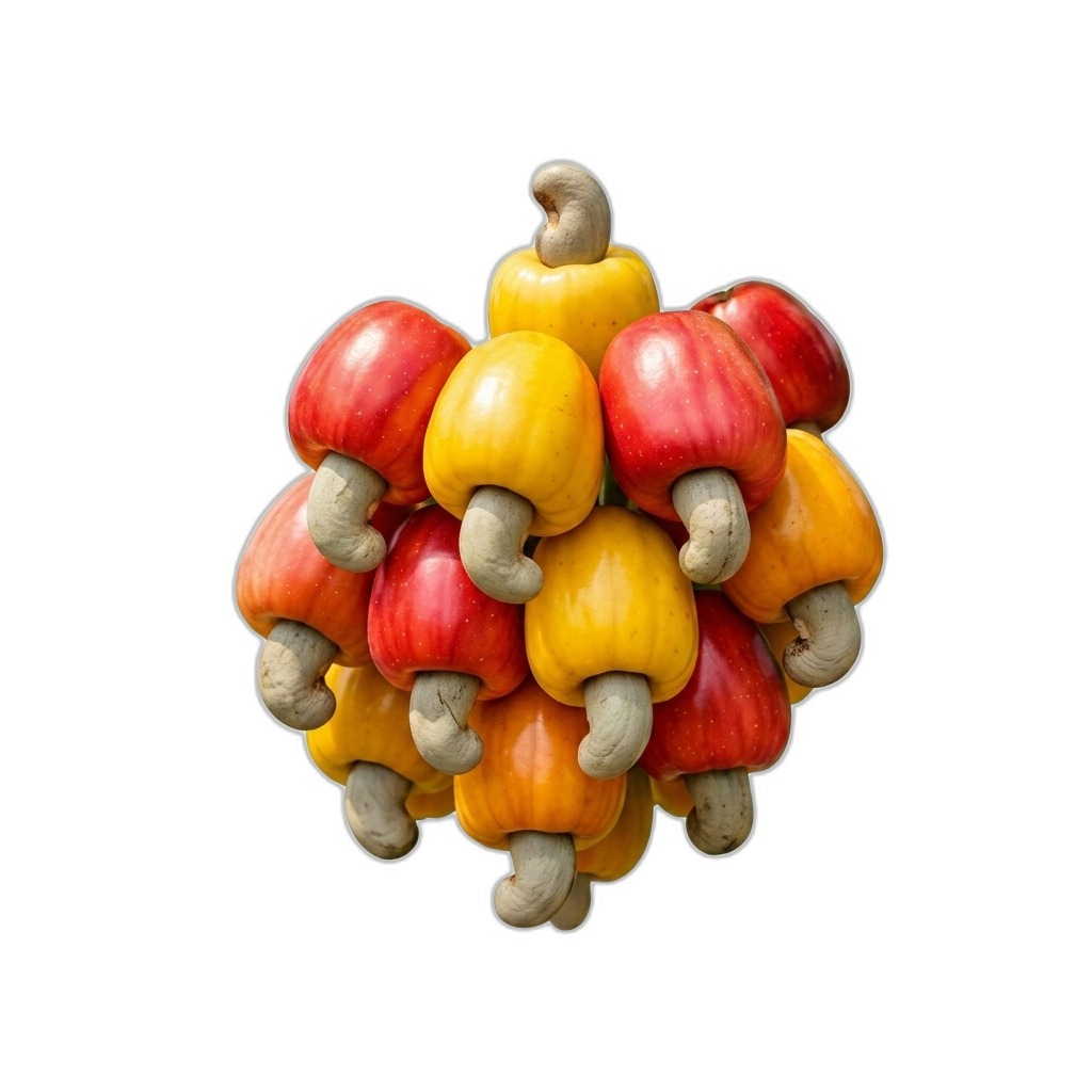 Fresh Cashew Apples with Nuts