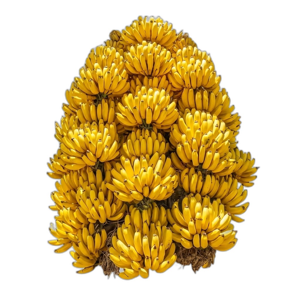 Fresh Small Yellow Bananas (Elaichi/Mysore)