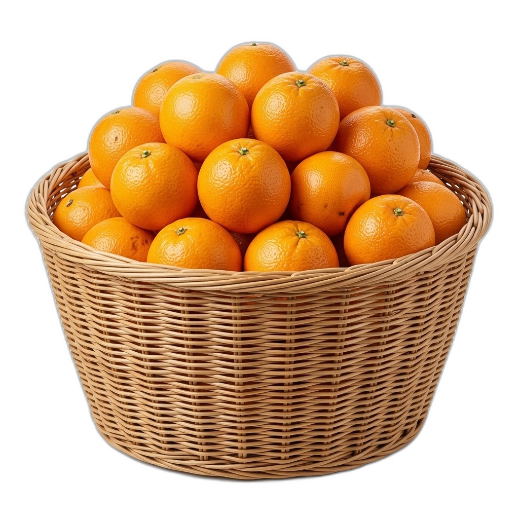 Fresh Oranges Basket | Sweet & Juicy Citrus
