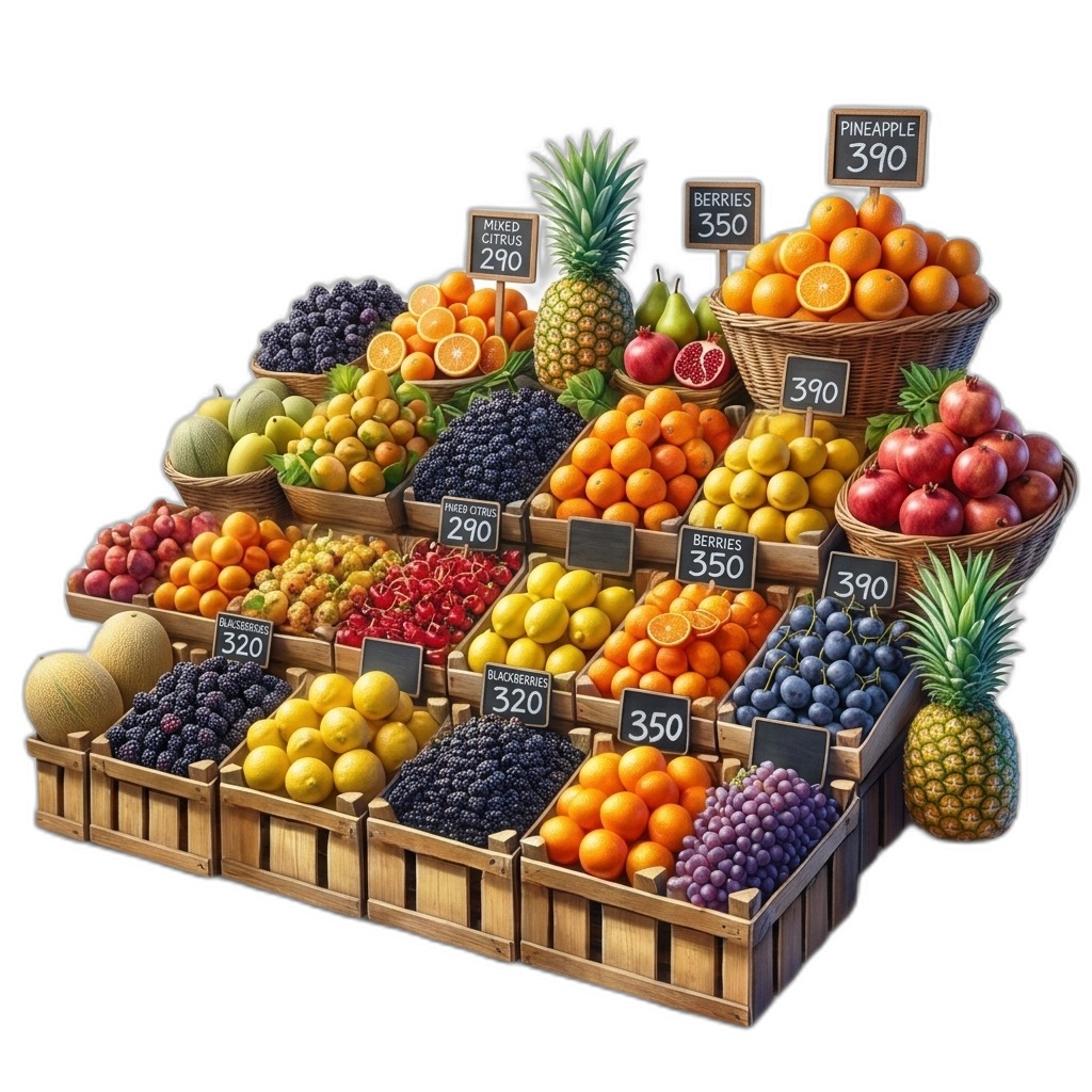 Premium Assorted Fresh Fruits & Berries