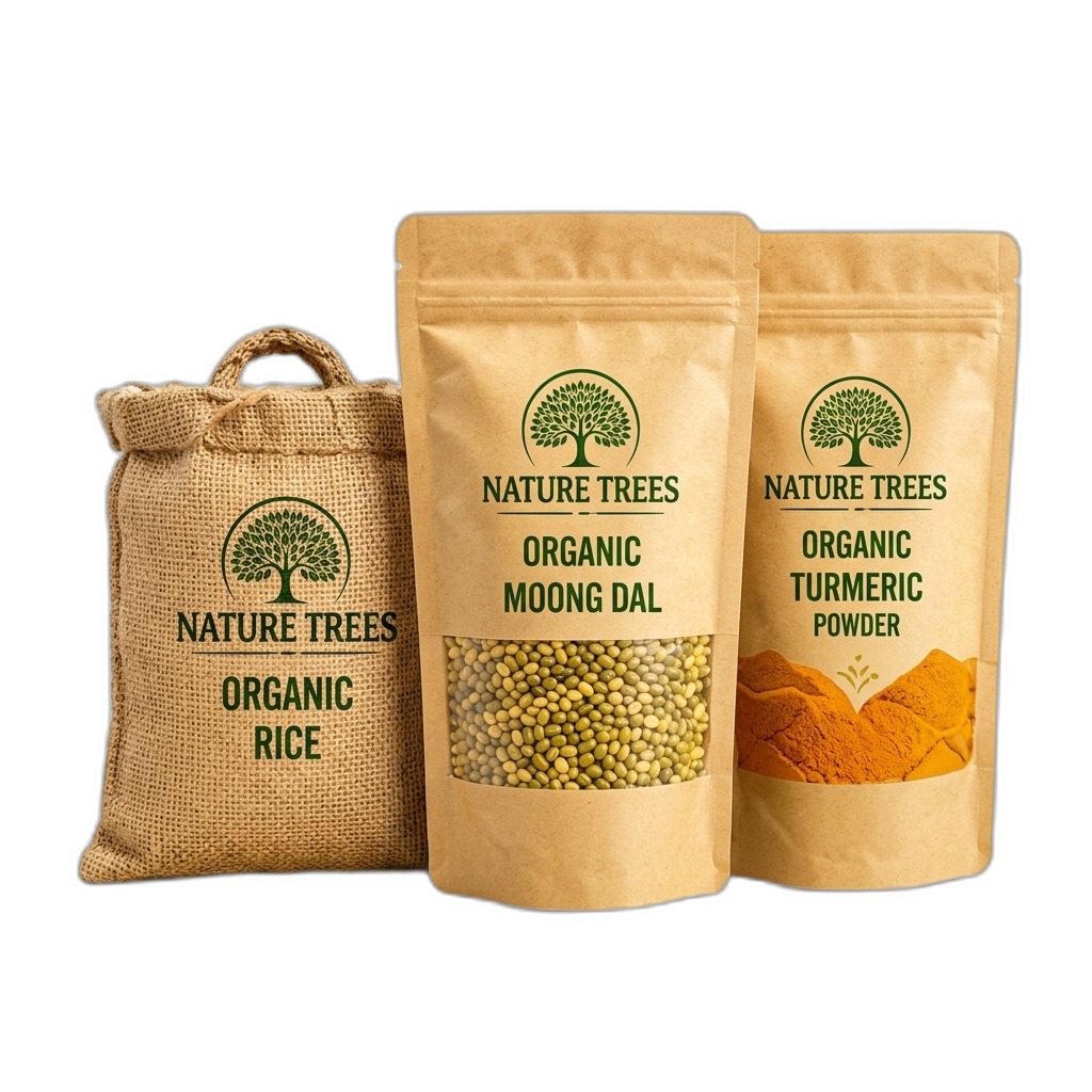 Nature Trees Organic Staples Combo Pack