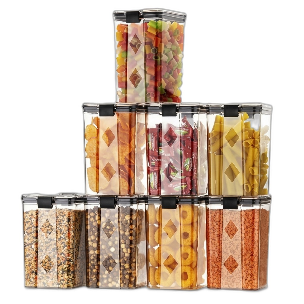Airtight Stackable Food Storage Container Set