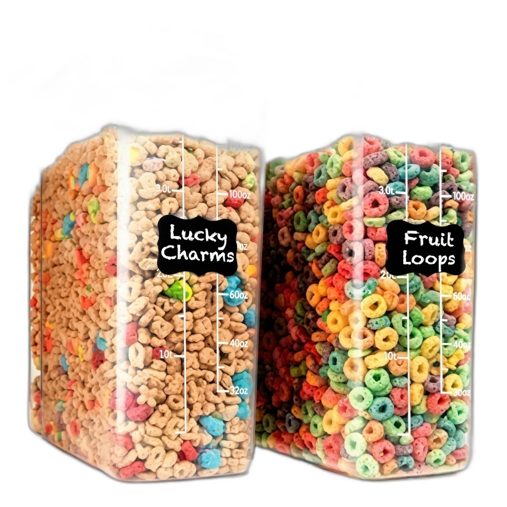 Airtight Cereal Dispenser Food Storage Containers