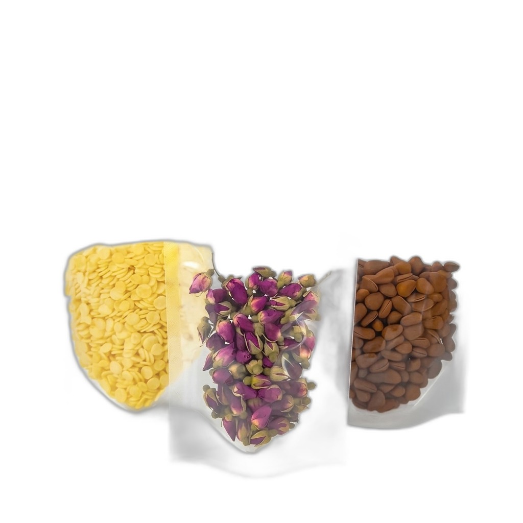Clear Frosted Stand Up Zipper Pouches