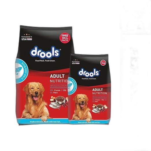 Drools Adult Dog Food Fish & Rice | 100% Nutrition