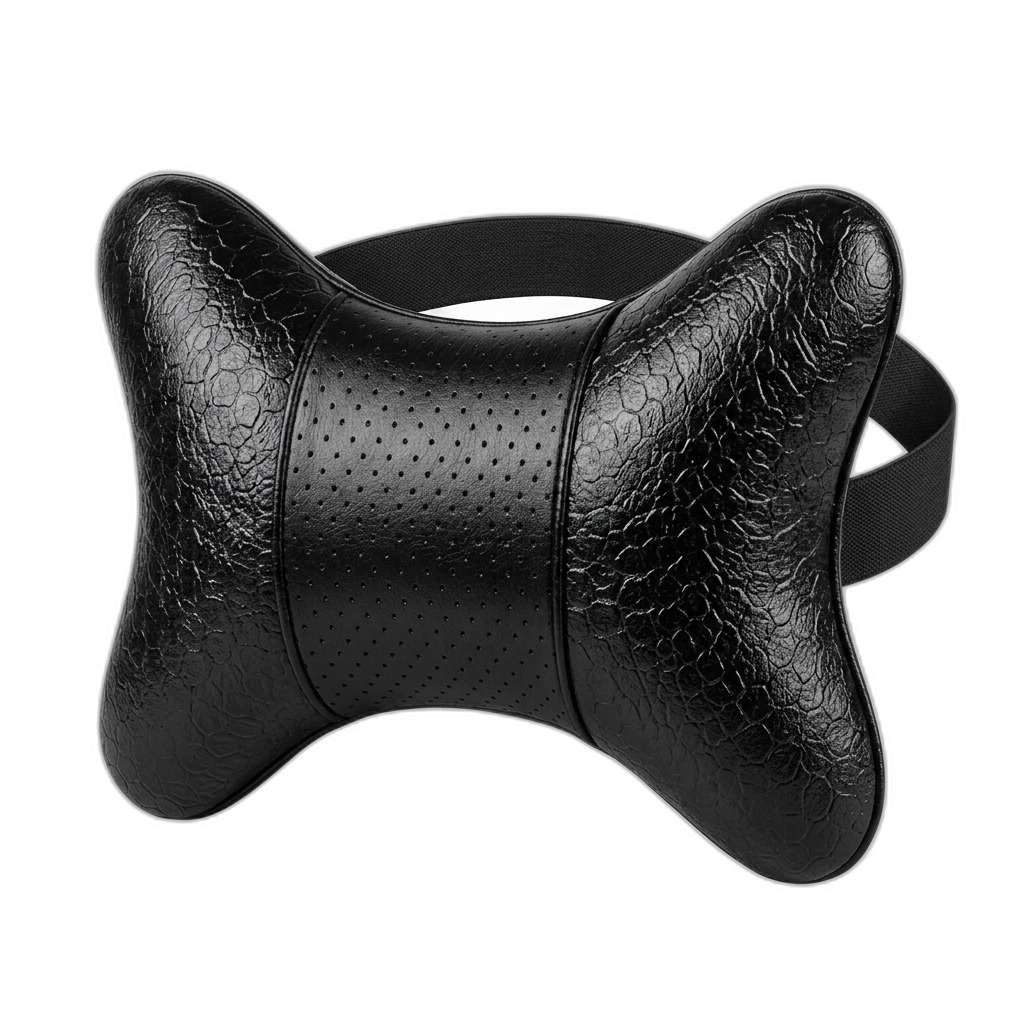 Black Car Neck Pillow | Ergonomic Headrest