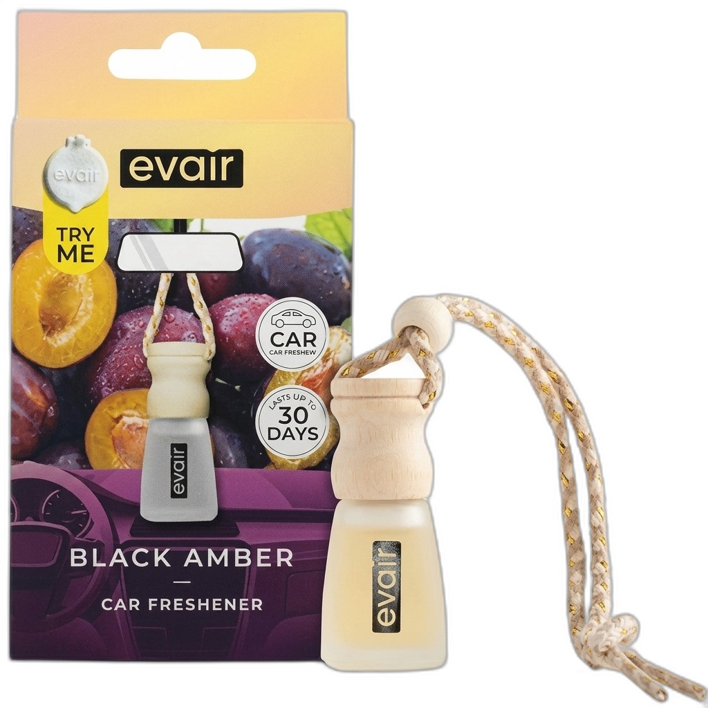 Evair Black Amber Car Freshener for Cars