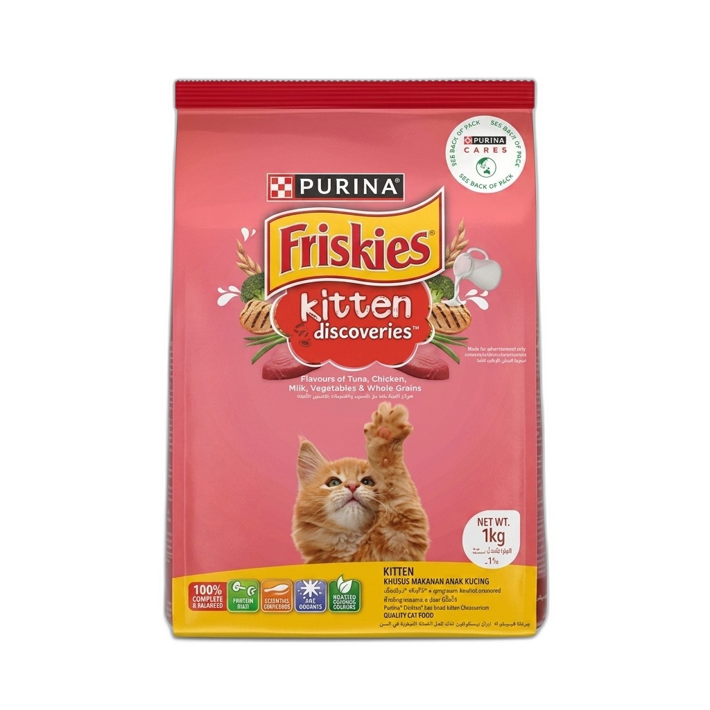 Friskies Kitten Discoveries Dry Cat Food 1kg