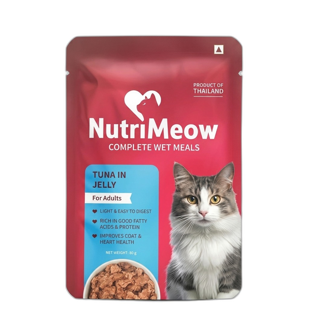NutriMeow Tuna in Jelly Wet Cat Food for Adults 80g