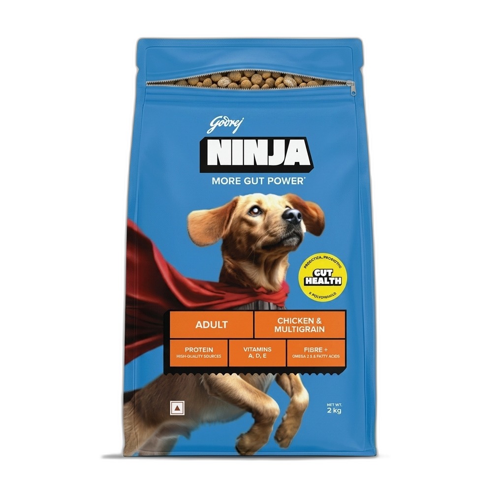 Godrej Ninja Adult Dog Food Chicken Multigrain 2kg