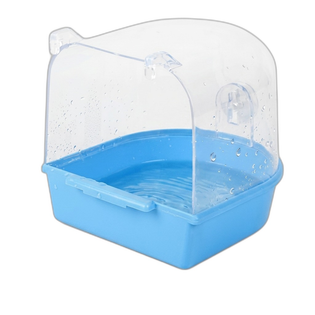 Pet Bird Bath Box for Cage | Bird Shower Tub