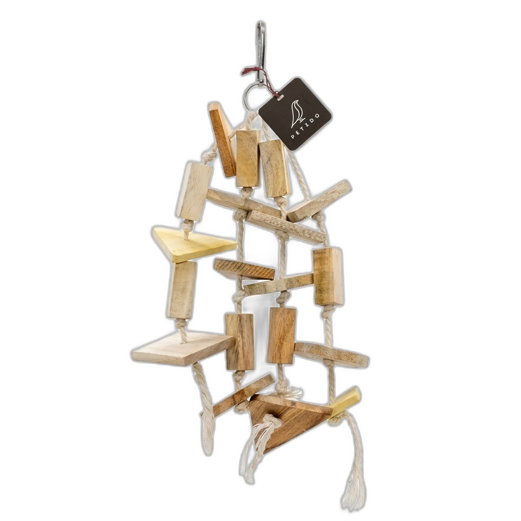 Wooden Bird Climbing Toy for Parrots & Birds