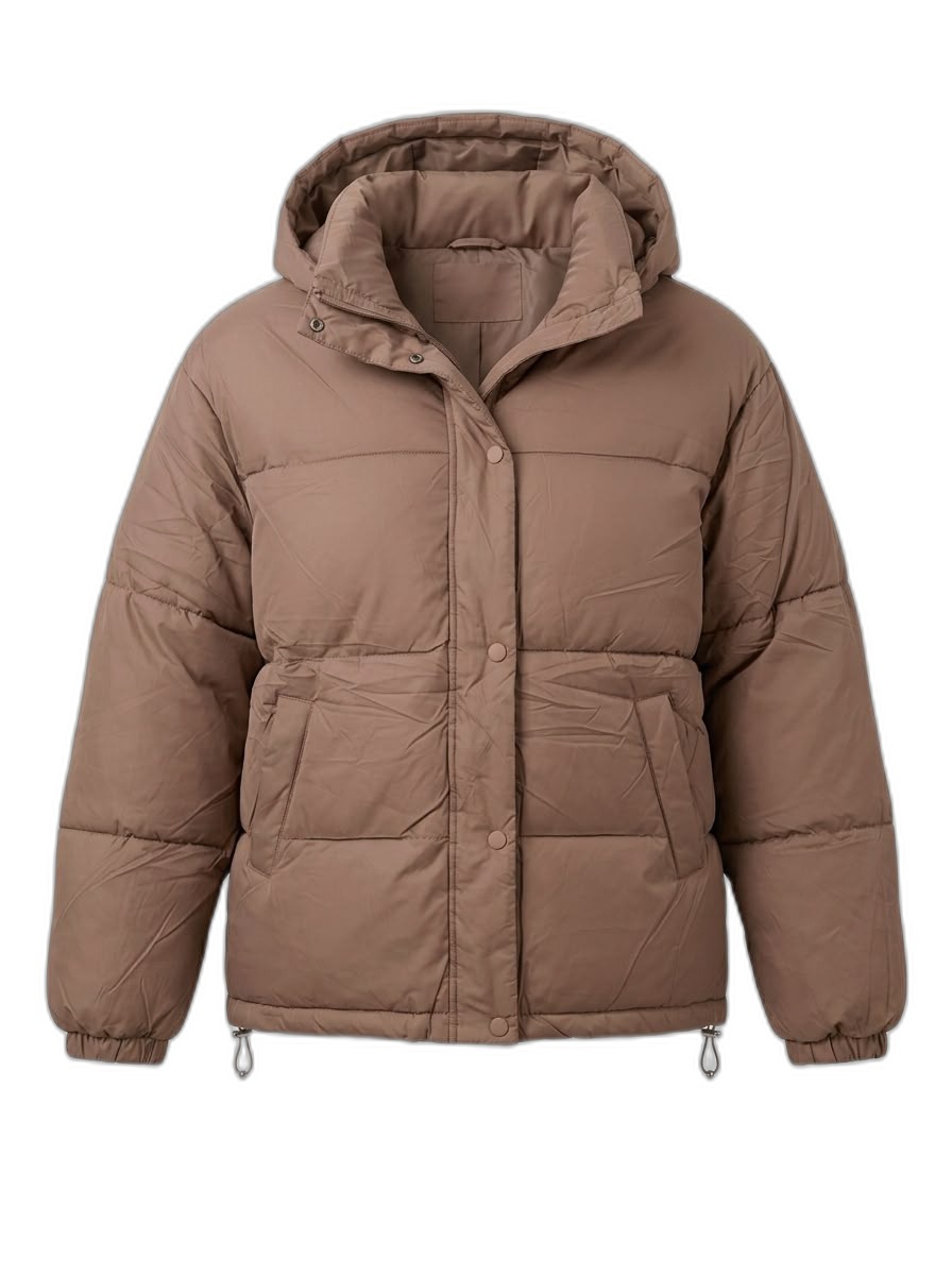 Women's Hooded Puffer Jacket | Warm & Stylish