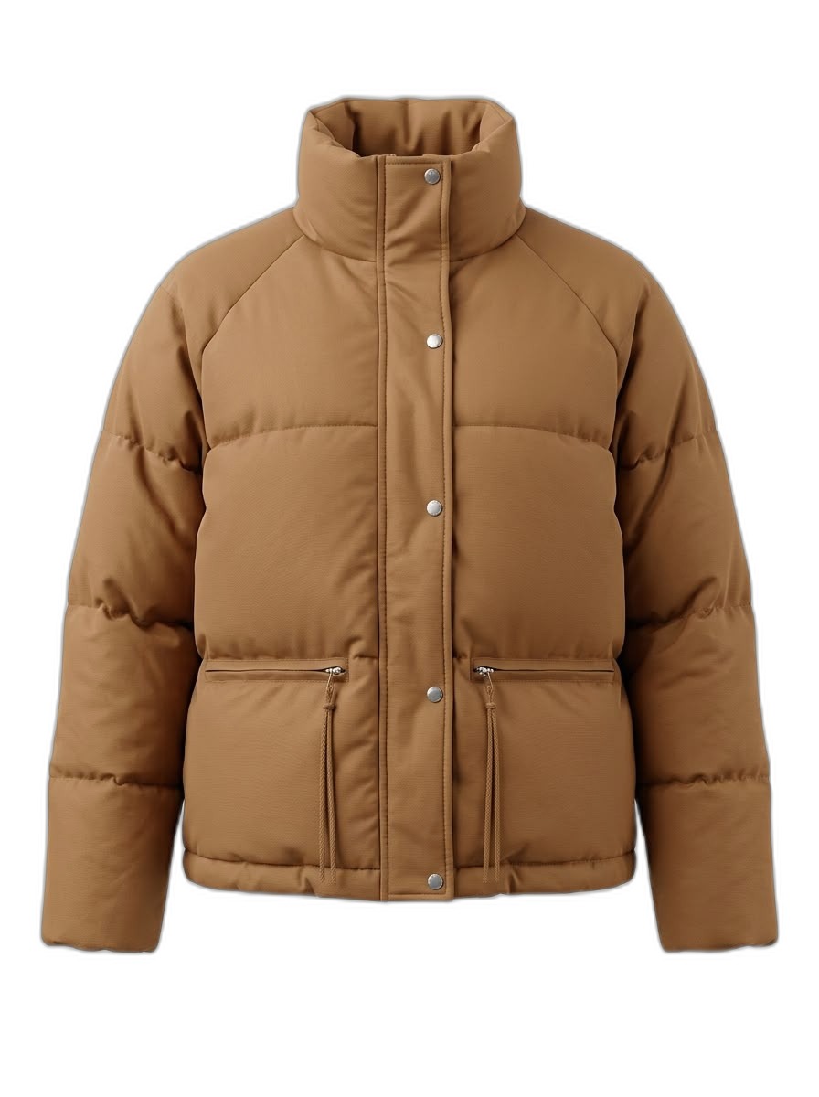 Women's High Collar Puffer Jacket