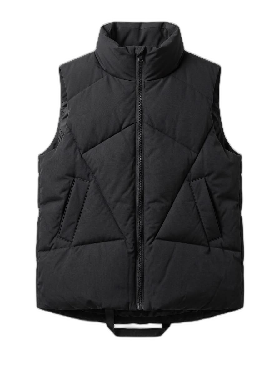 Unisex Black Puffer Vest | Warm & Stylish