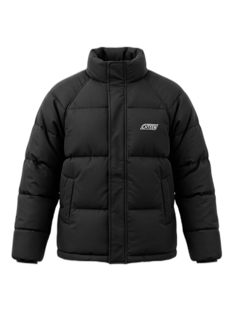 Black Puffer Jacket | Warm Winter Coat