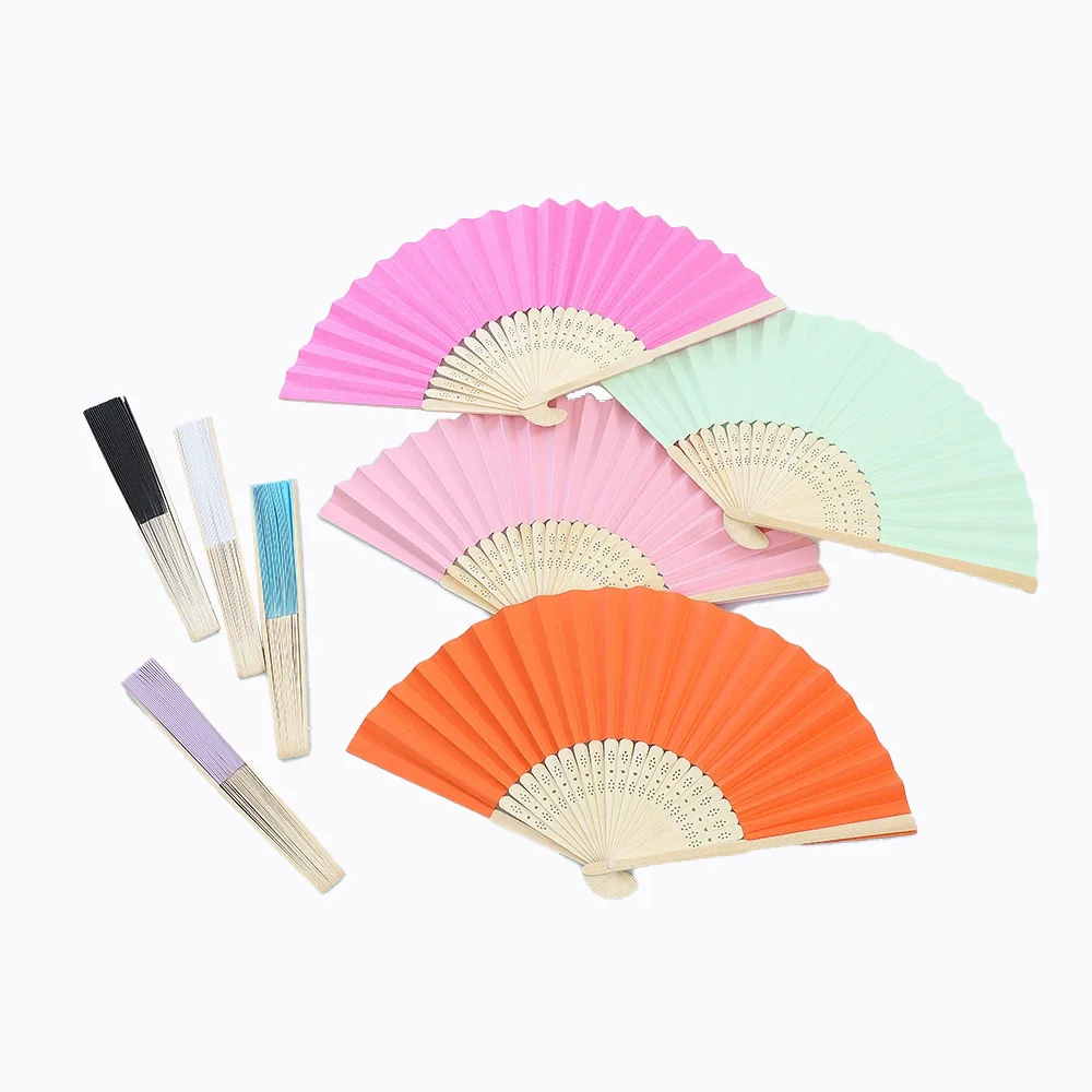 Leque de bambu ecológico personalizado