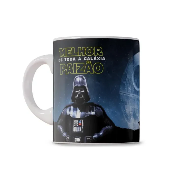 Caneca de cerâmica personalizada branca 325 ml