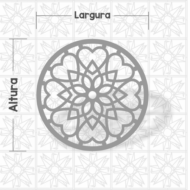 Mandala Corações