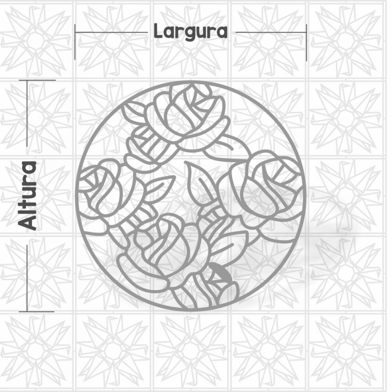Mandala Rosas