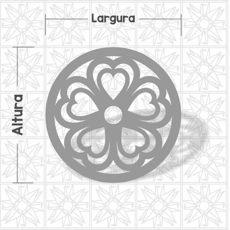 Mandala Corações