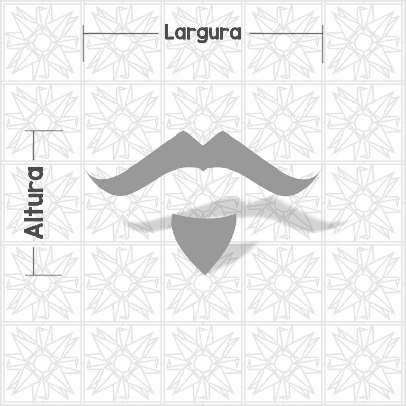 Bigode e cavanhaque