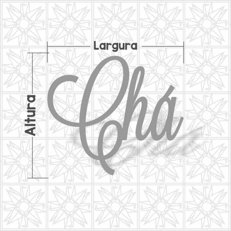 Chá - cursiva