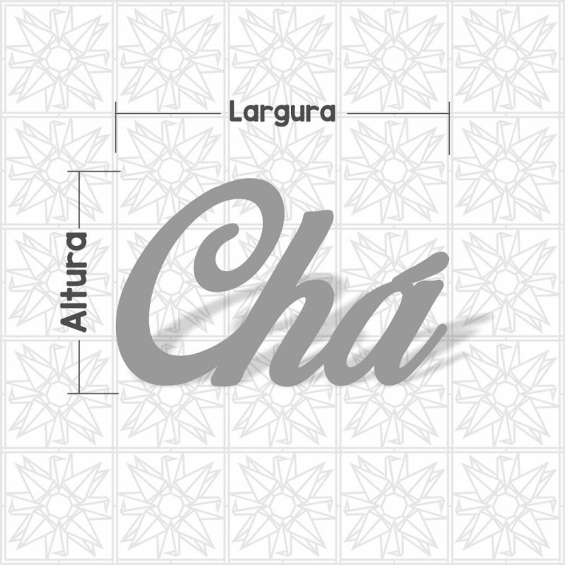 Chá - cursiva