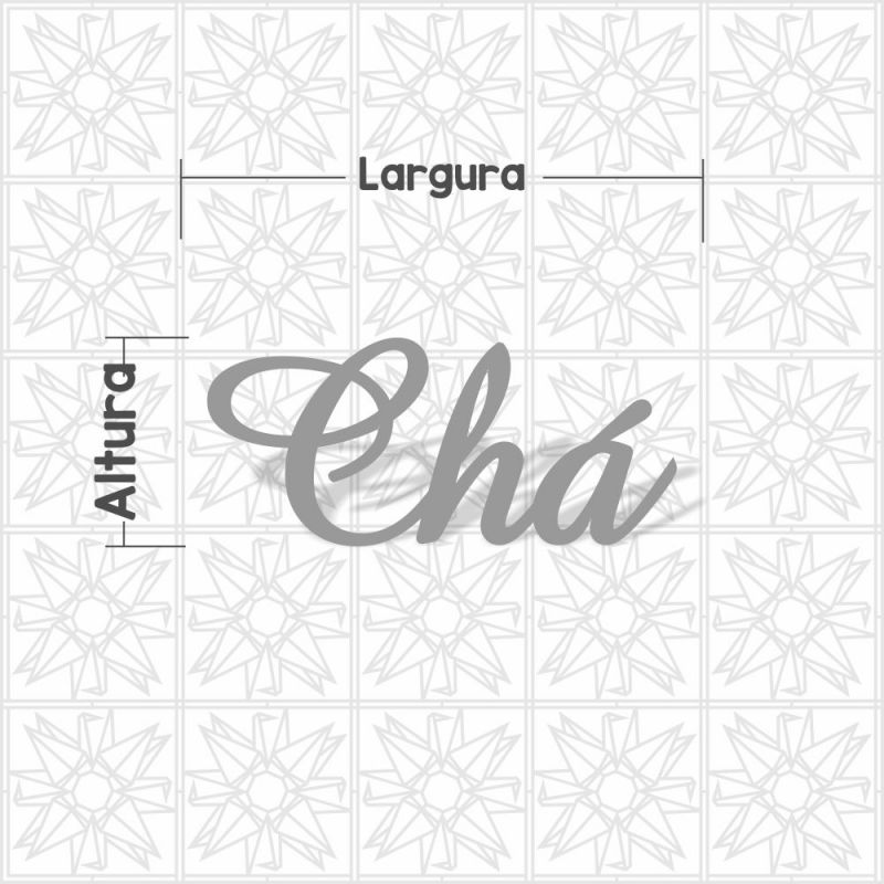 Chá - cursiva