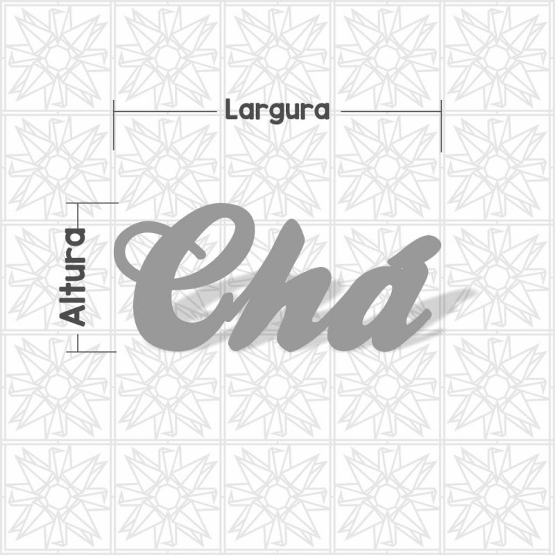 Chá - cursiva