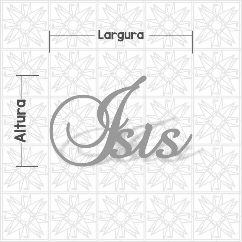 Ísis - cursivo BCK
