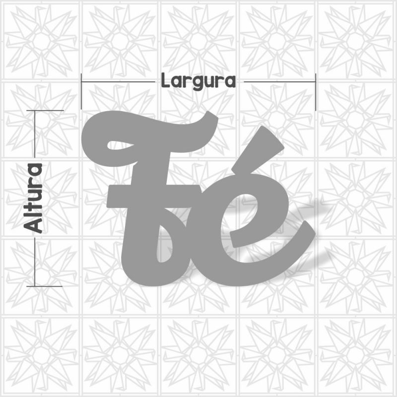 Fé - cursivo