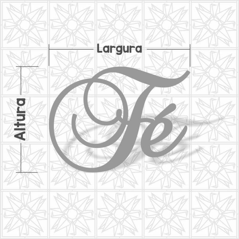 Fé - cursivo