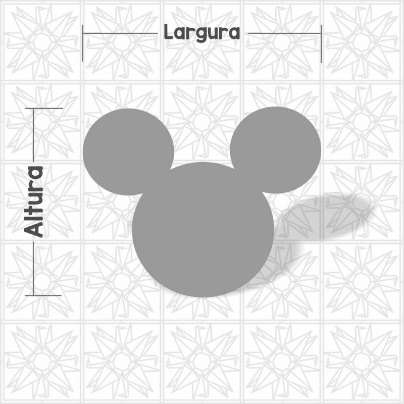 Cabeça Mickey liso