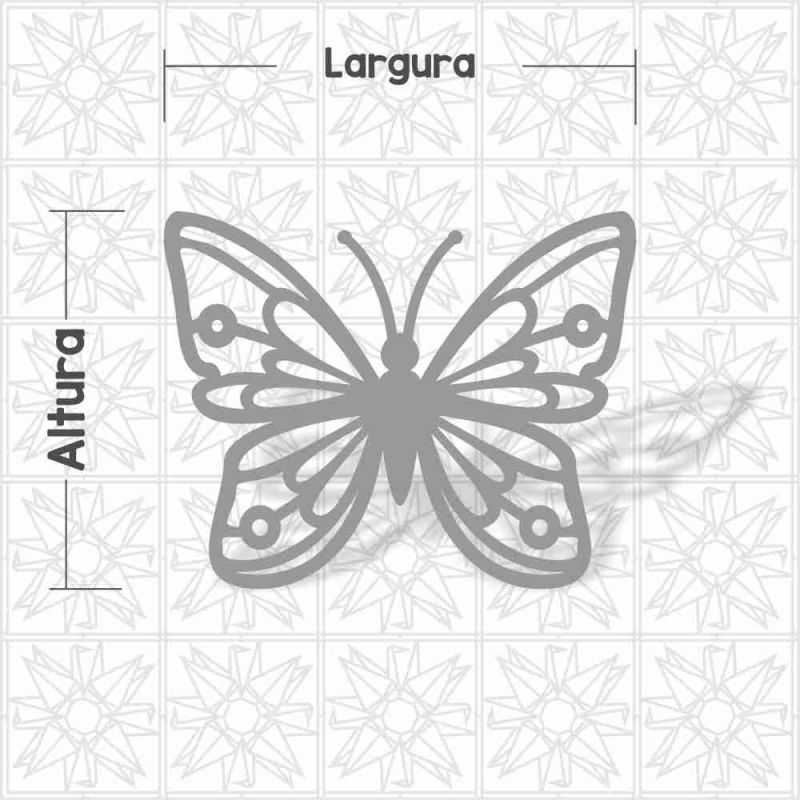 Borboleta vazada