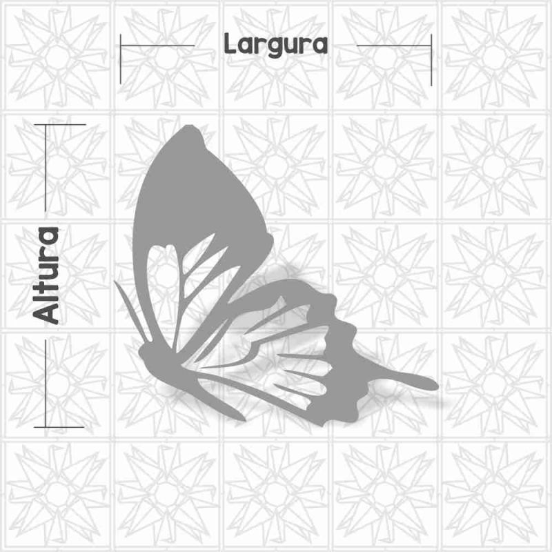 Borboleta vazada