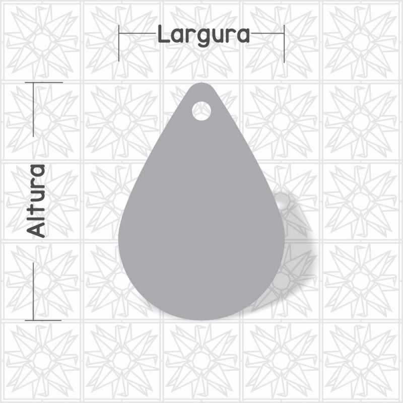 Gota com um furo