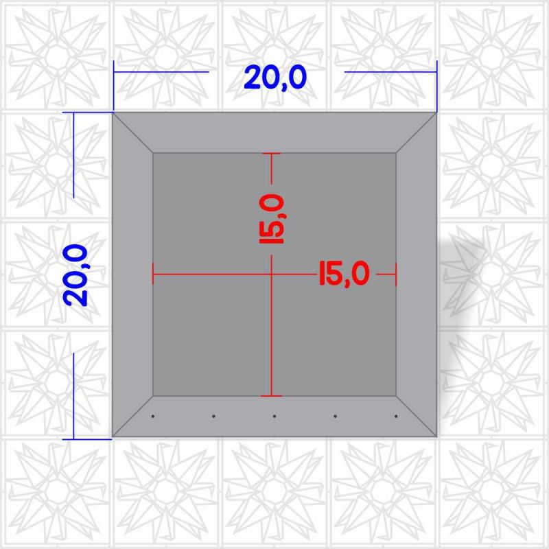 Quadro porta chaves - Quadrado