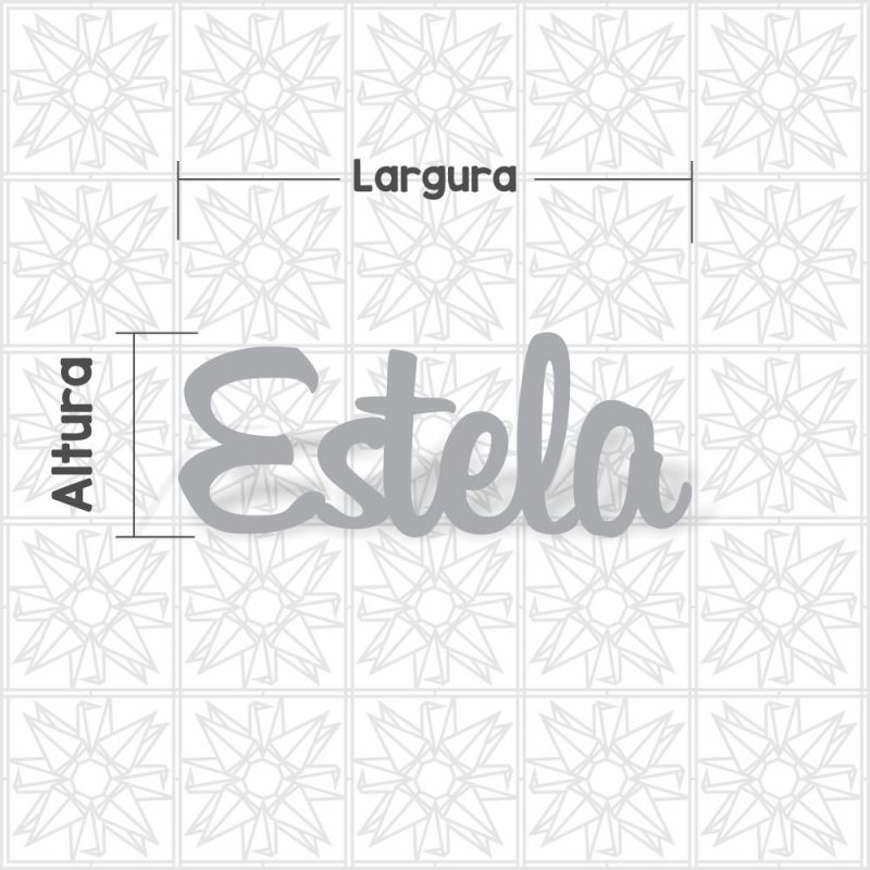 Estela cursiva BLB