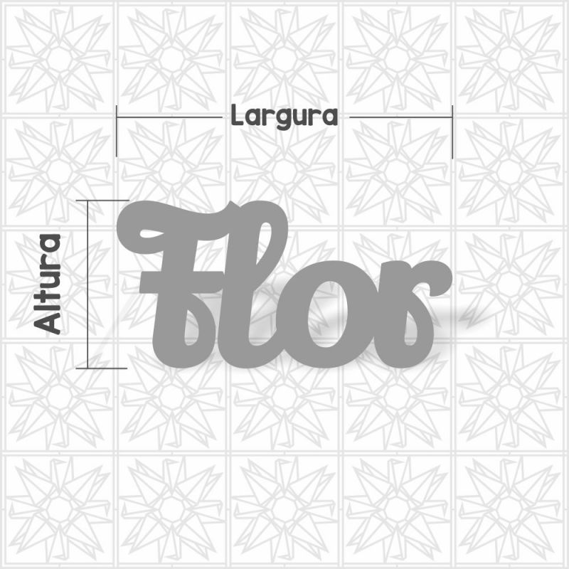 Flor cursiva LLY