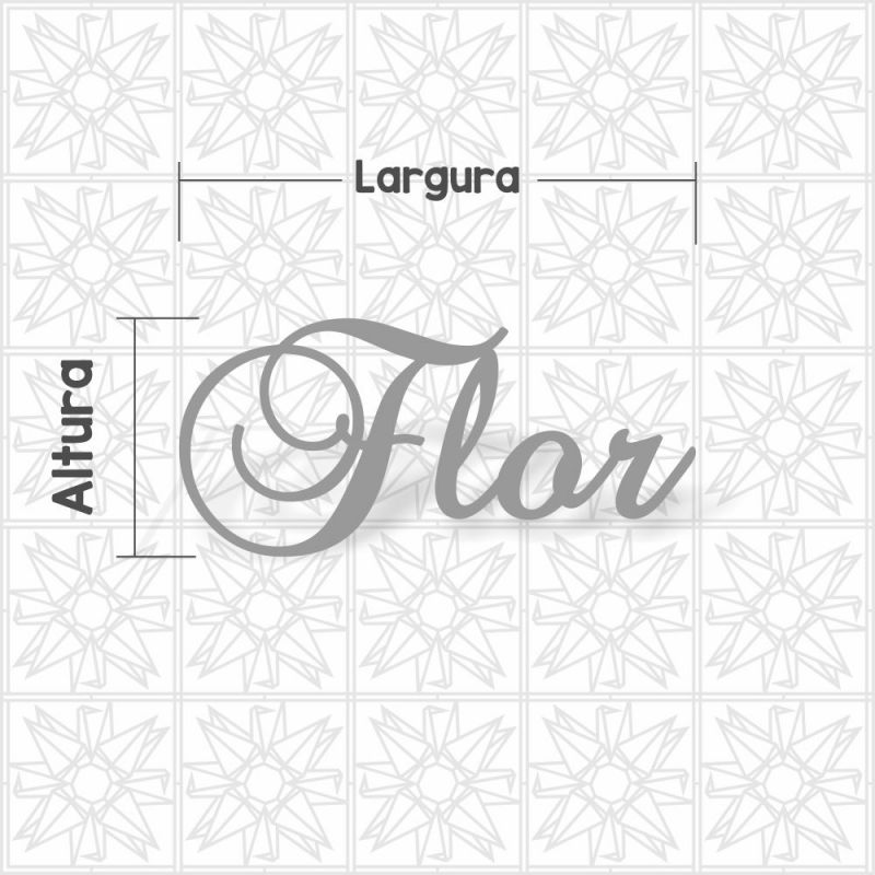 Flor cursiva BCK