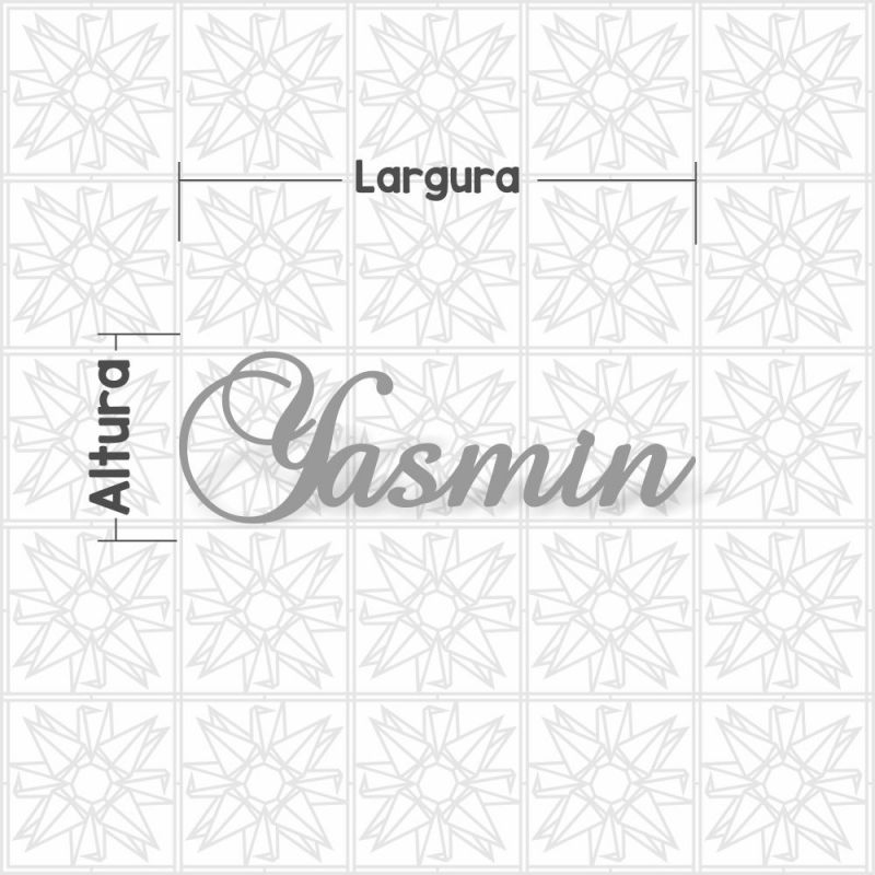 Yasmin cursiva BCK