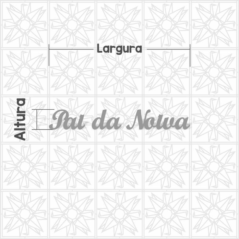 Pai da Noiva cursiva SCP