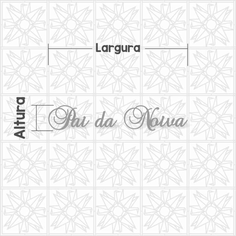 Pai da Noiva cursiva BCK