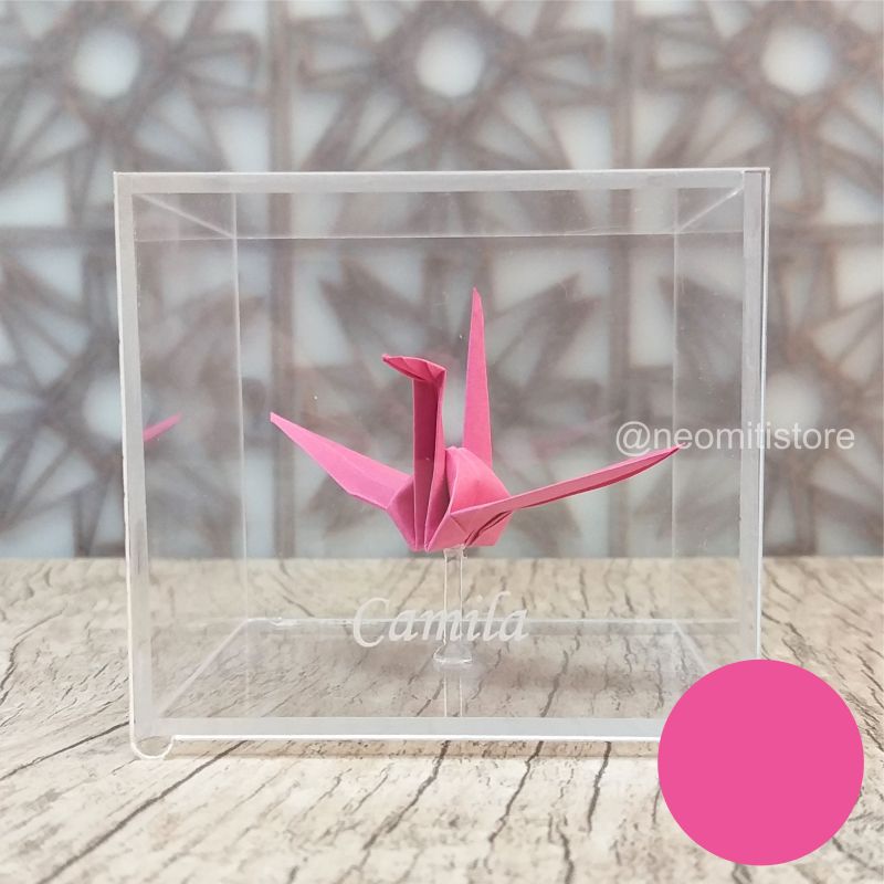 Origami Tsuru - Rosa 